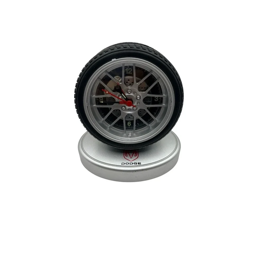Tire Wheel Desk Clock Model#50929 Dodge‎